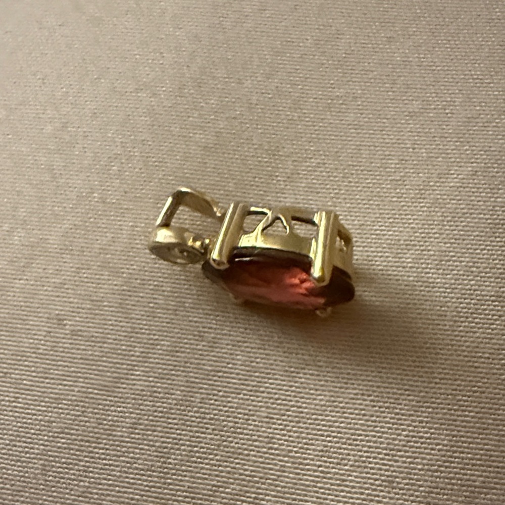 14K Gold Rhodolite Garnet & Diamond Pendant – 2.58 Carats - Picture 14 of 17